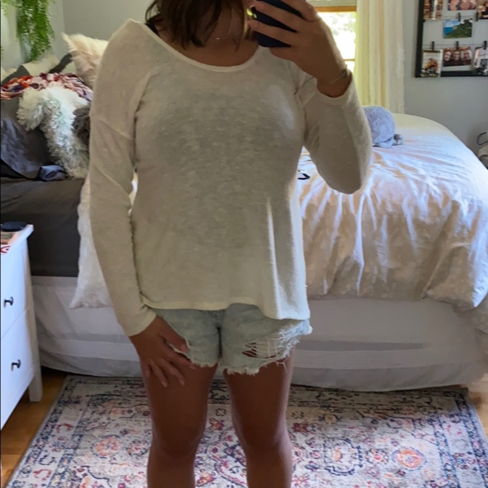 Sweater with bow